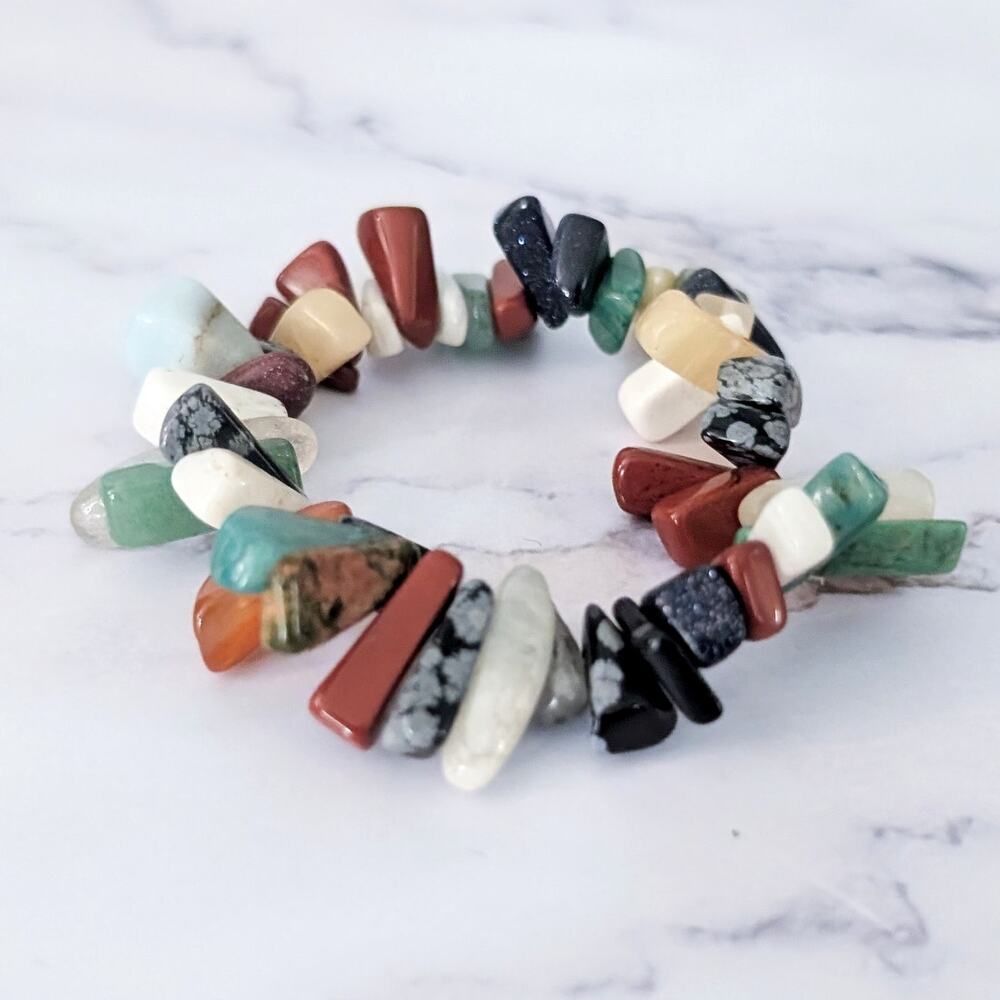 Vintage Bracelet - Multi Tone - Chunky